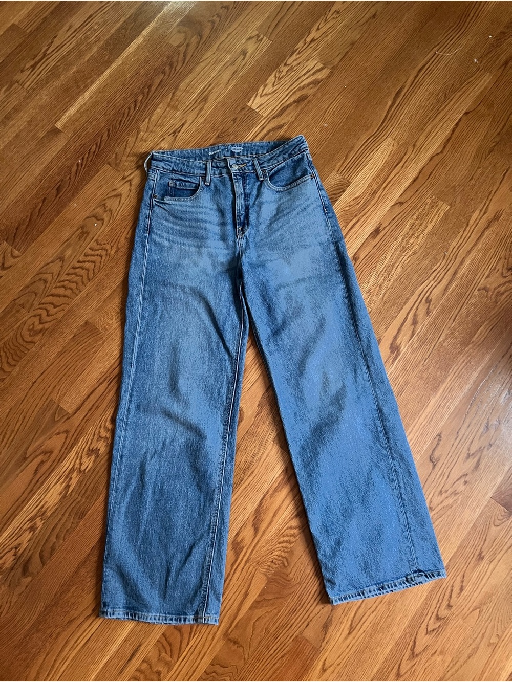 Old Navy Sky-High Wide Leg Jeans